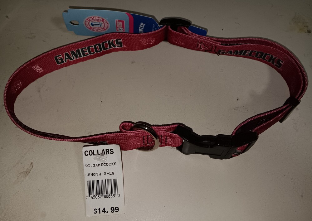South Carolina Gamecocks Officially Licensed Dog Collar X-Large